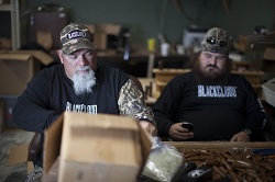 “Duck Dynasty” stars Justin Martin and John Godwin at NRA Show