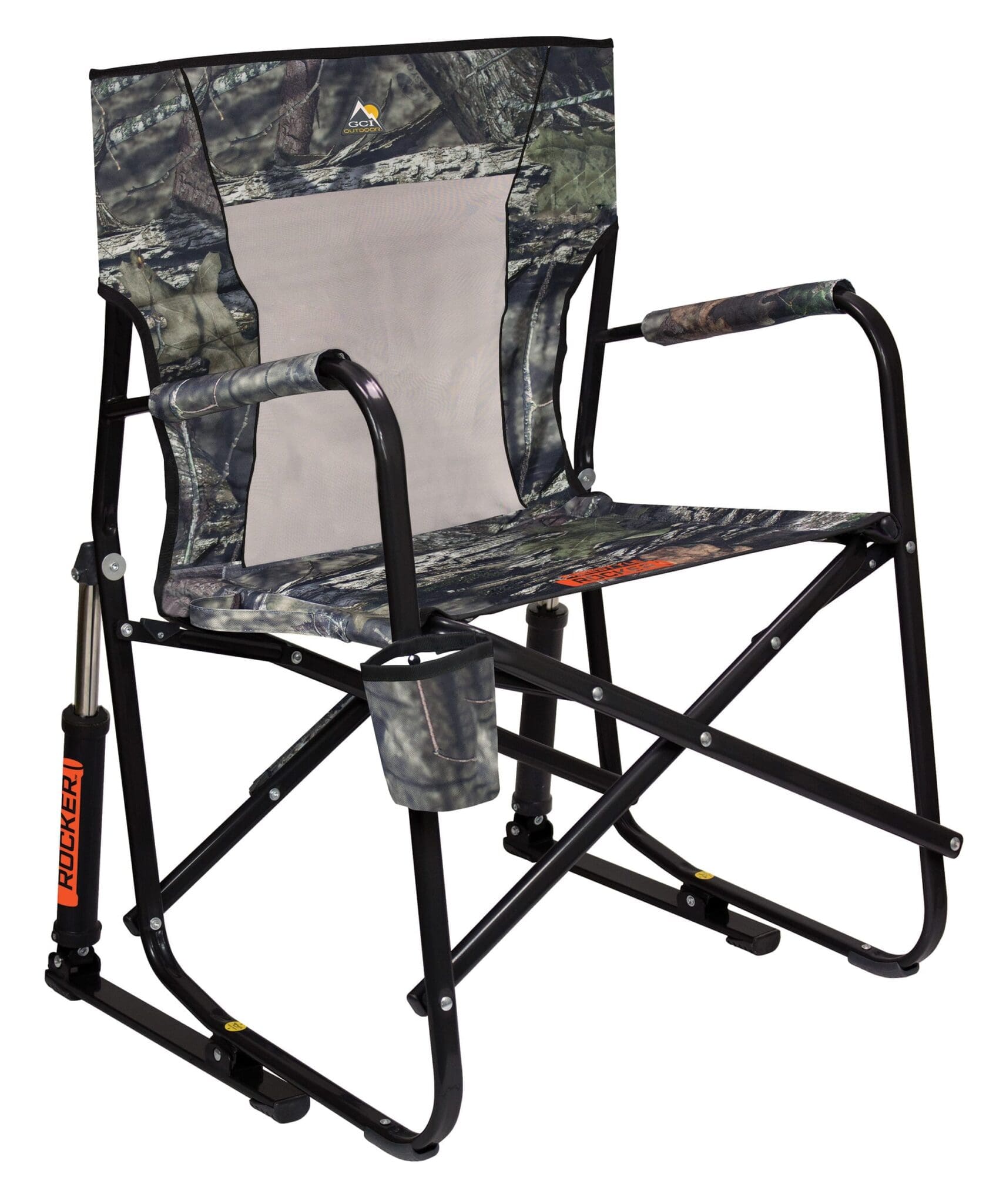 Gci outdoor mossy oak store freestyle rocker mesh chair