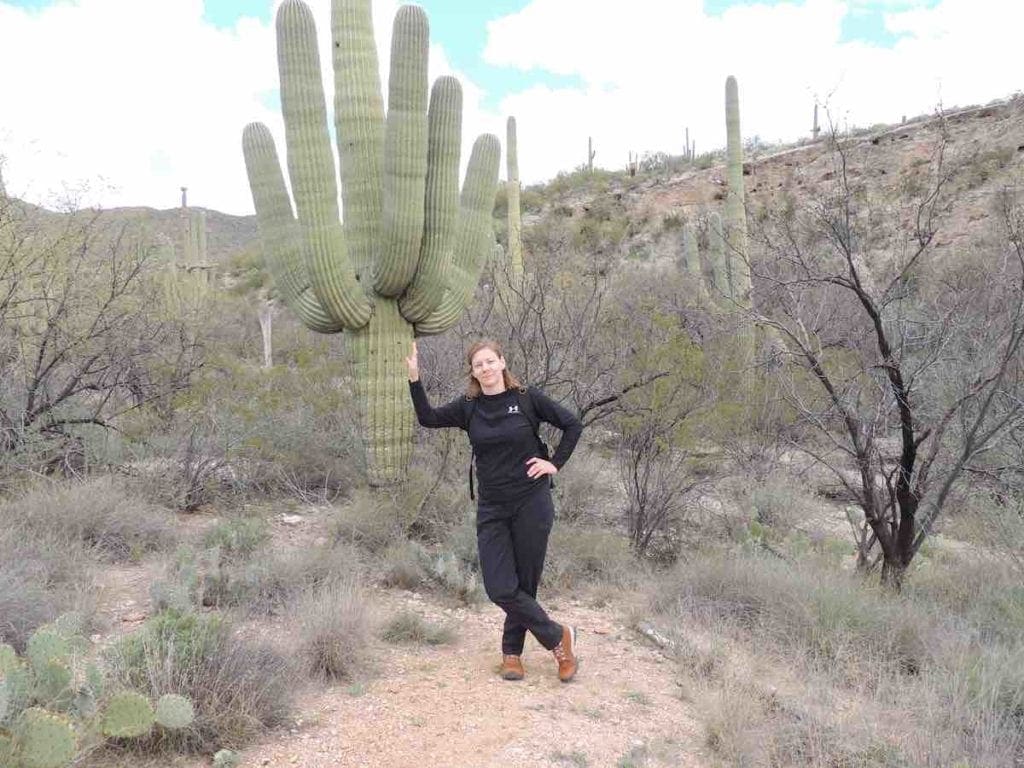 Marjorie Desert Hike in Seguaro