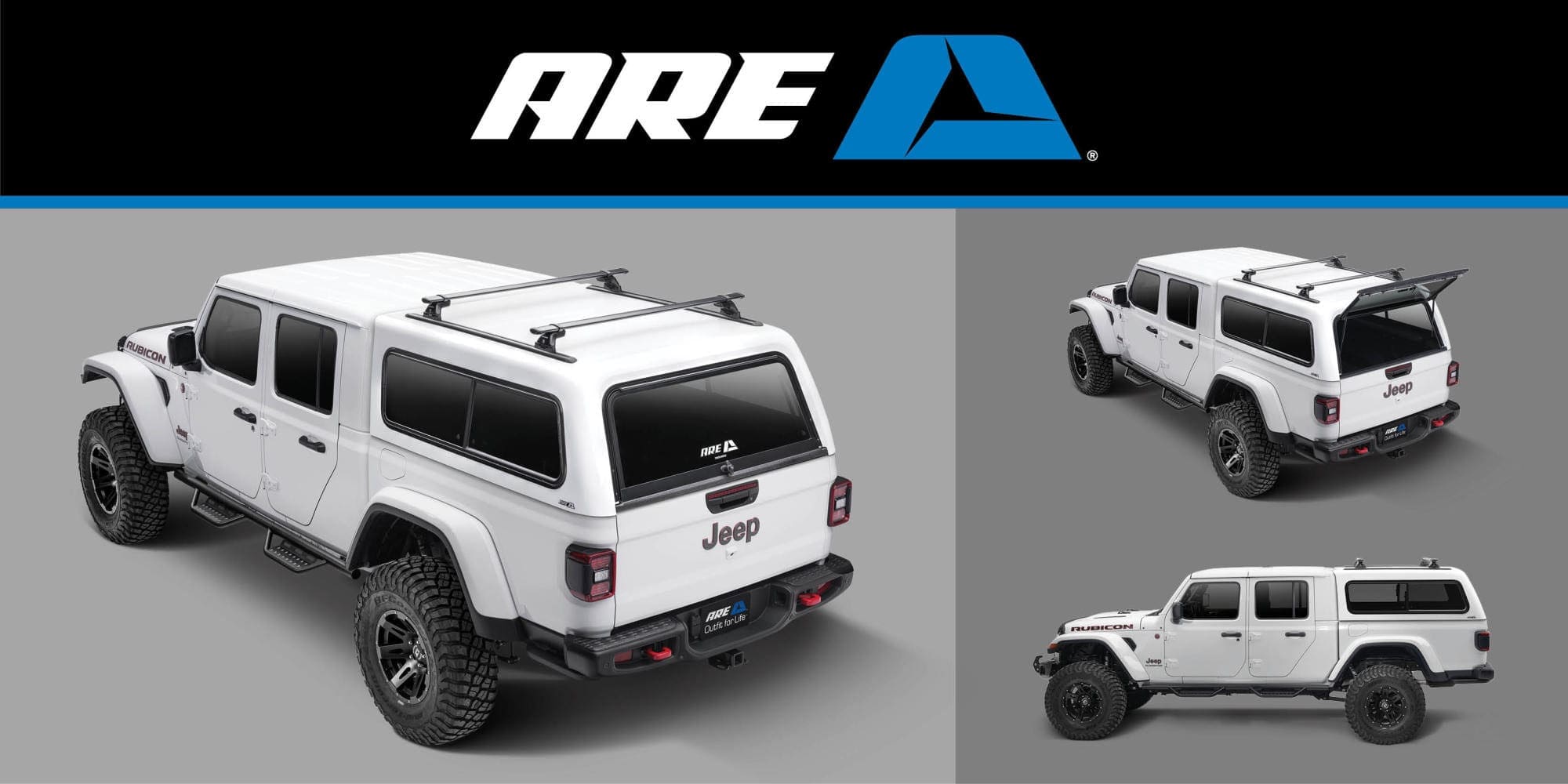 A.R.E. ACCESSORIES EXPANDS CX CLASSIC TRUCK CAP OFFERING WITH APPLICATION FOR THE JEEP GLADIATOR