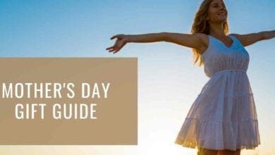 Mother's Day Gift Guide with mom out stretched hands