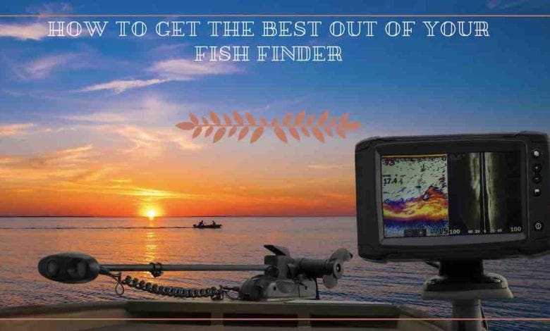 Fishfinder at Sunset