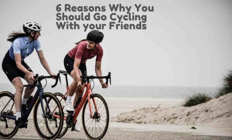 Friends Cycling