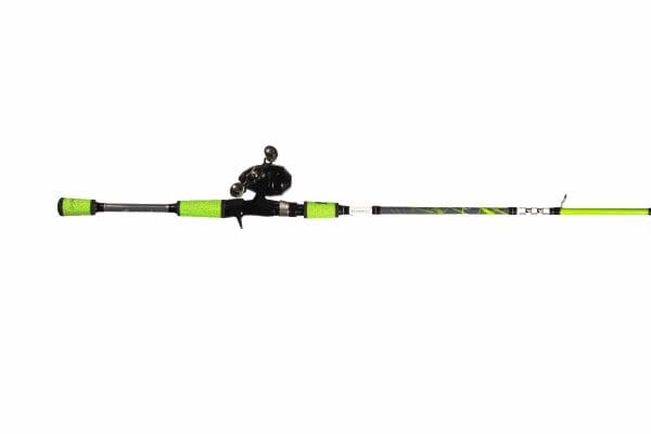 ProFISHiency Mint Spinning Reel Combo | 6FT 6IN 2-Piece Fishing Rod and  Reel | IM7 Graphite Rod and Fast Gear Ratio Spinning Reel