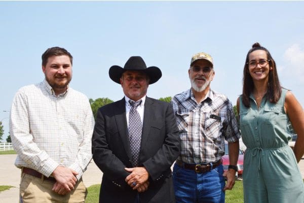 Pictured left to right: Nick Buggia, CSF Upper Midwestern States Manager; John Daniel, NTA President; Dave Hastings, FTA President; Ellary TuckerWilliams, CSF Senior Coordinator, Rocky Mountain States
