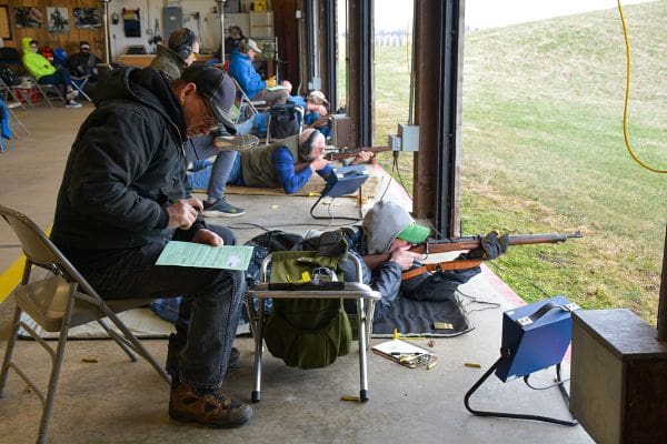 The April GSMM Match showed ample participation on the range with both vintage and modern rifles.