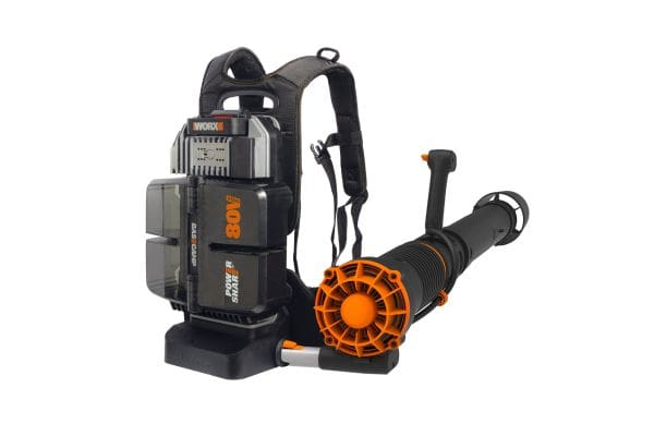 NEW WORX NITRO 80V BRUSHLESS BACKPACK LEAF BLOWER FEATURES BASE