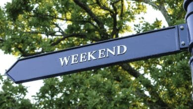 Weekend Sign