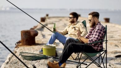 Guys fishing