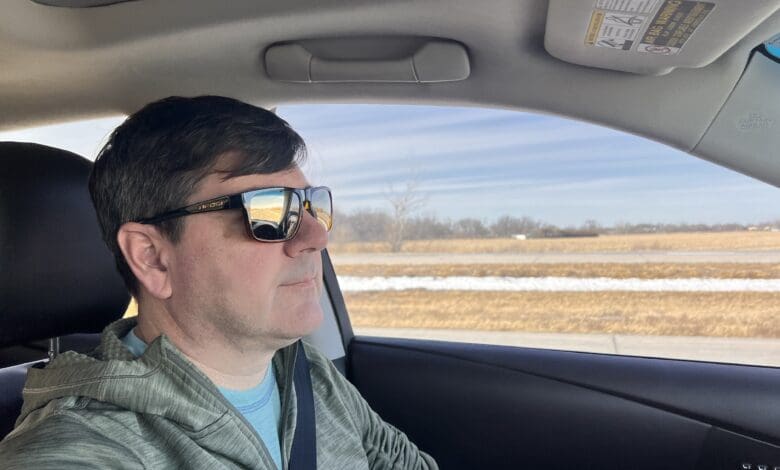 Tifosi Sunglasses driving North