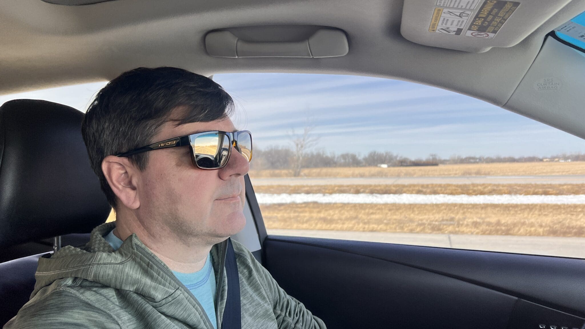 Tifosi Sunglasses driving North