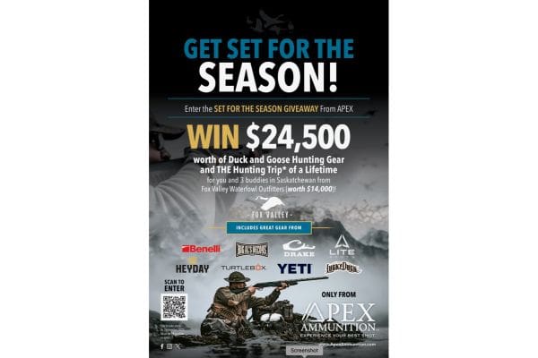 APEX Ammunition Announces ‘Set for the Season’ Giveaway Worth ,500