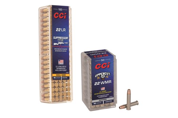 CCI Will Release Several New Ammo Options in 2025 Including Suppressor Max 22 LR and Uppercut 22 WMR