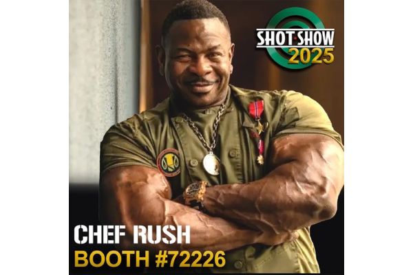 Celebrity Chef Andre Rush to Appear at WATCHTOWER™ FirearmsBooth at 2025 SHOT Show