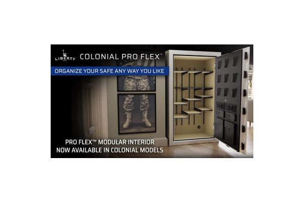 Liberty Safe Introduces Pro Flex™ Modular Shelving System for Colonial Gun Safes