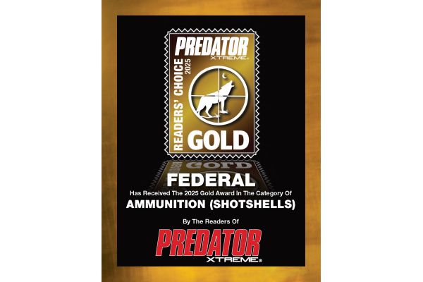 Federal Wins Predator Xtreme 2025 Gold Award for Best Shotshells