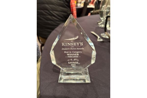 Savage Arms® Bestowed with Kinsey’s 2025 Industry Excellence Award  