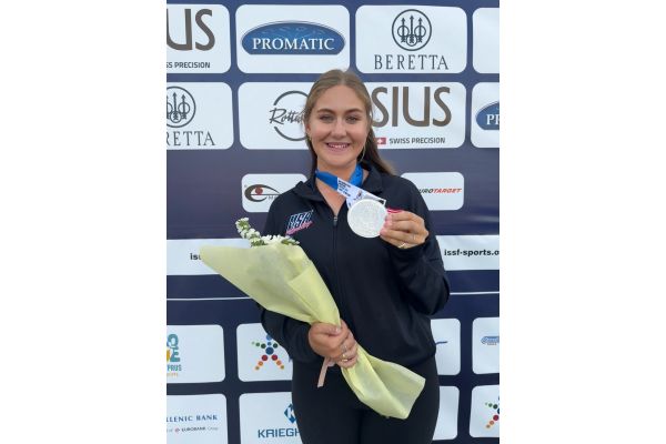 Carey Garrison Earns Second Medal of 2025 with Silver at ISSF Cyprus World Cup