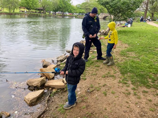 Union Firefighters Connect with Ohio Community at Youth Fishing Event