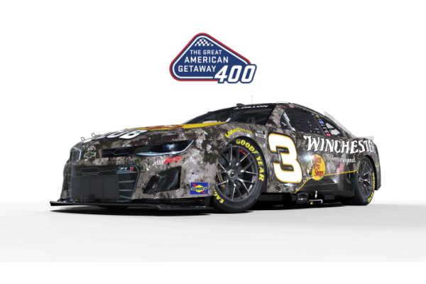 Winchester and the No. 3 Chevrolet to Run the Great American Getaway 400
