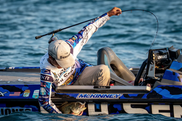 20-year-old St. Croix Pro catches 96 pounds to dominate the field at Bassmaster Elite at Lake St. Clair; sets sights on first-ever AOY title. Bassmaster/Chase Sansom photo.