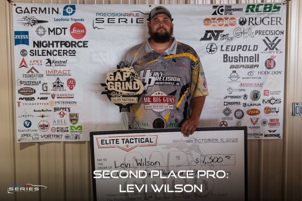 Sierra-Sponsored Shooter Levi Wilson Secures Second Place at the 2025 Bushnell Tactical GAP Grind Pro-Am