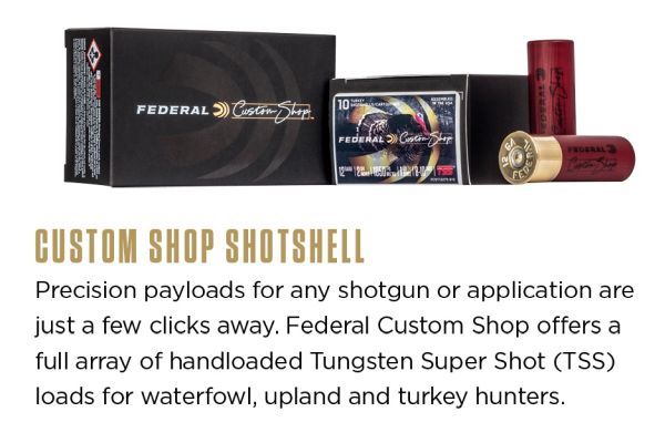 Federal Custom Shop Introduces Six New Turkey Loads