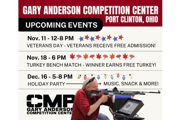 CMP Hosts Public Veterans Day, Holiday Events at Gary Anderson Competition Center