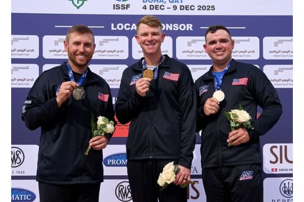Federal Ammunition Sponsored Shooter Vincent Hancock Takes Silver at the ISSF World Cup in Qatar
